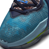 Nike LeBron 19 Blackened Blue Angle 4