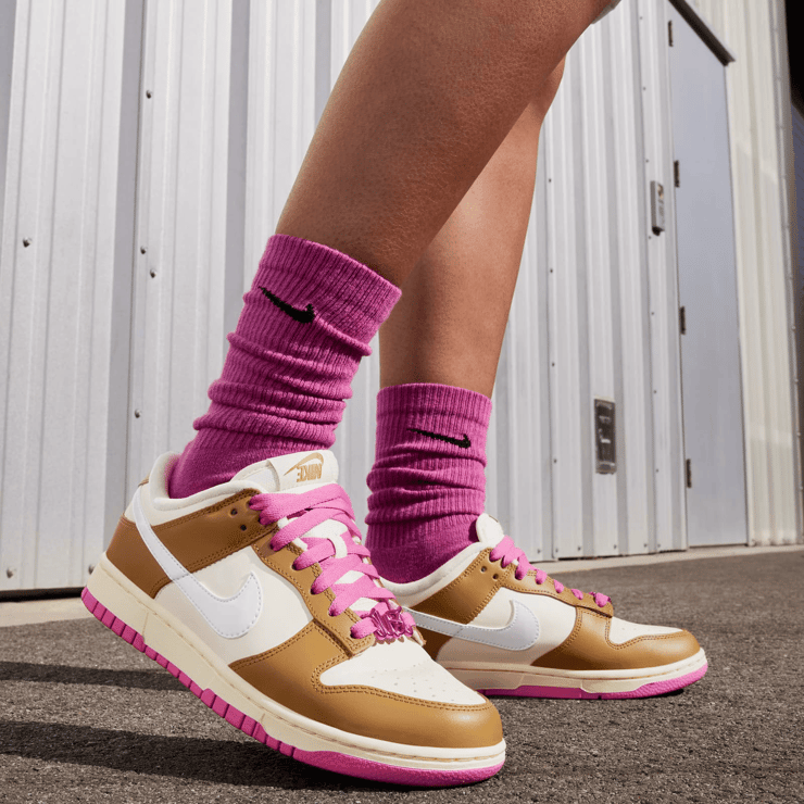 Nike Dunk Low Just Do It Bronzine Pink (W) Angle 0