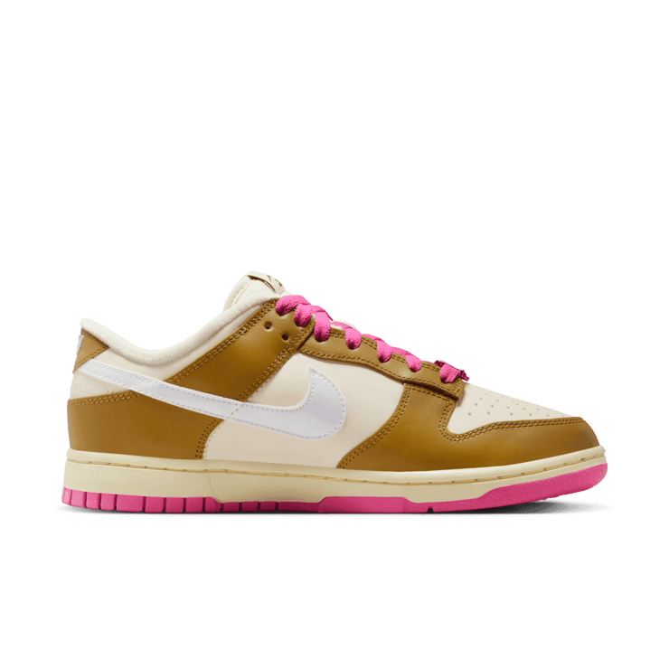 Nike Dunk Low Just Do It Bronzine Pink (W) Angle 1