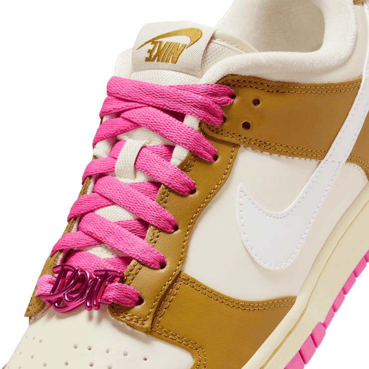 Nike Dunk Low Just Do It Bronzine Pink (W) Angle 5