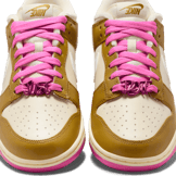 Nike Dunk Low Just Do It Bronzine Pink (W) Angle 7