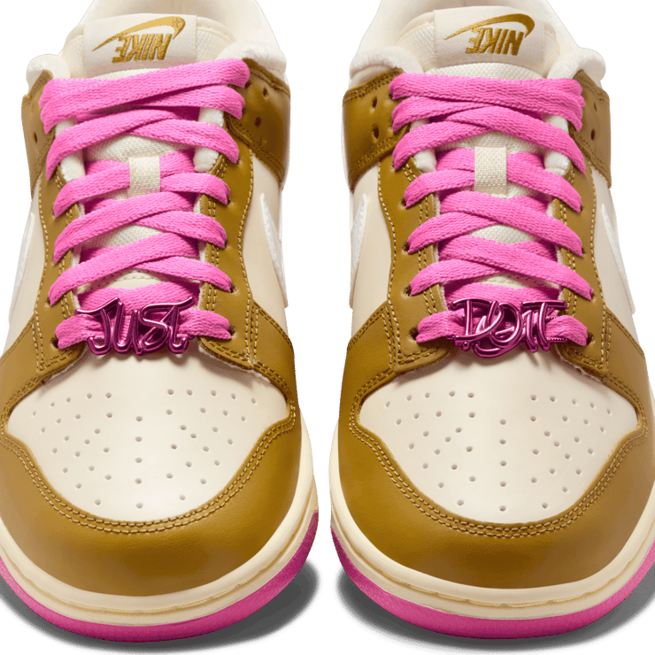 Nike Dunk Low Just Do It Bronzine Pink (W) Angle 7