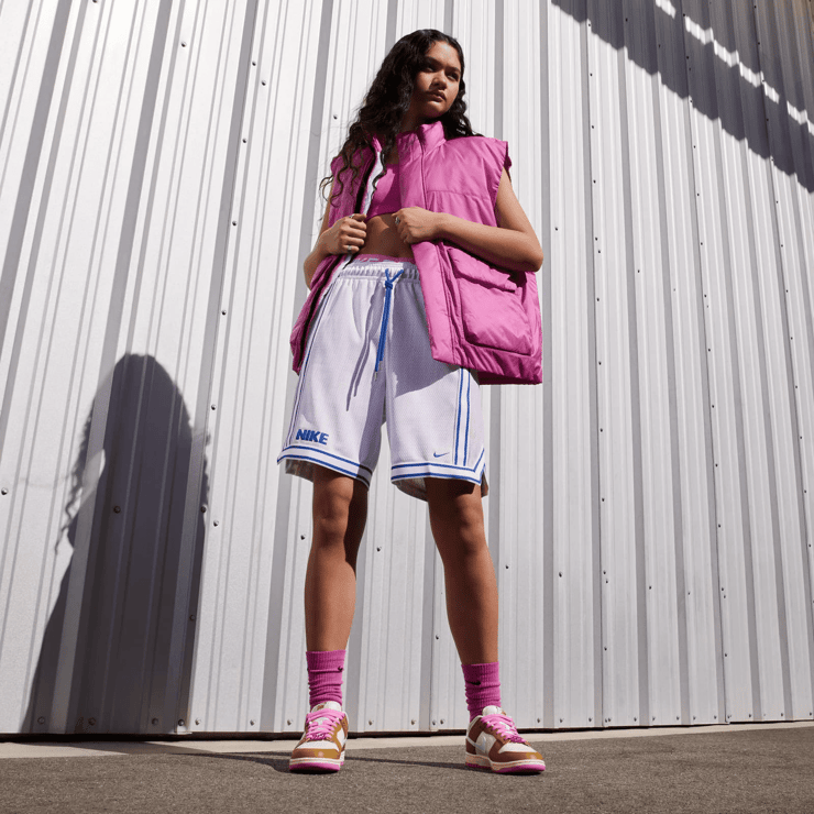 Nike Dunk Low Just Do It Bronzine Pink (W) Angle 8