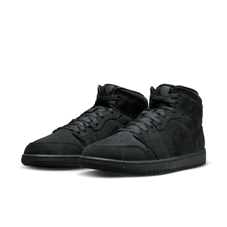 Air Jordan 1 Mid Craft Dark Smoke Grey Angle 2