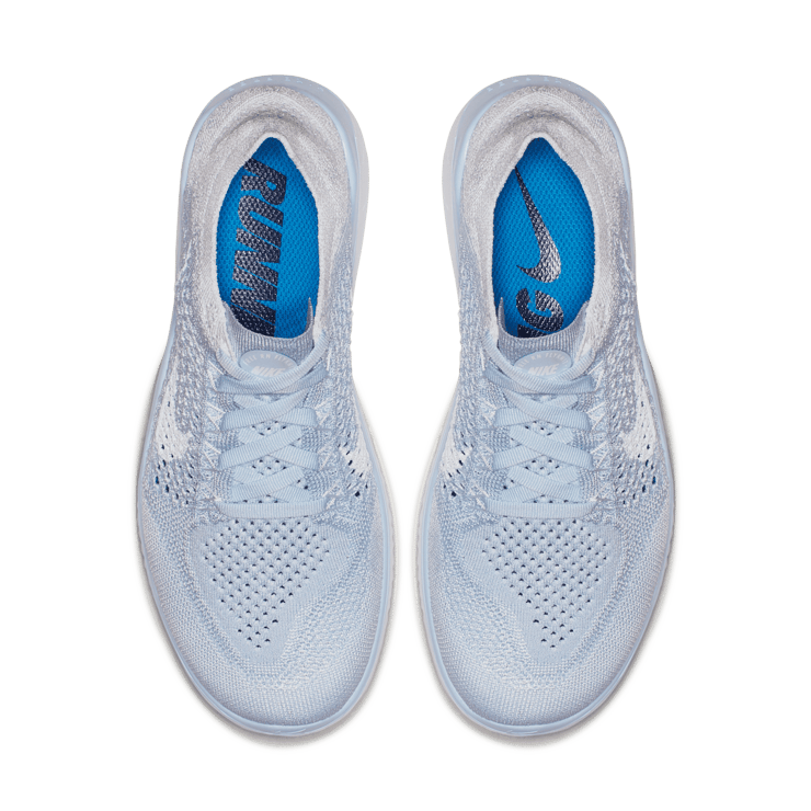 Nike Free RN Flyknit 2018 'Hydrogen Blue' (W) Angle 1