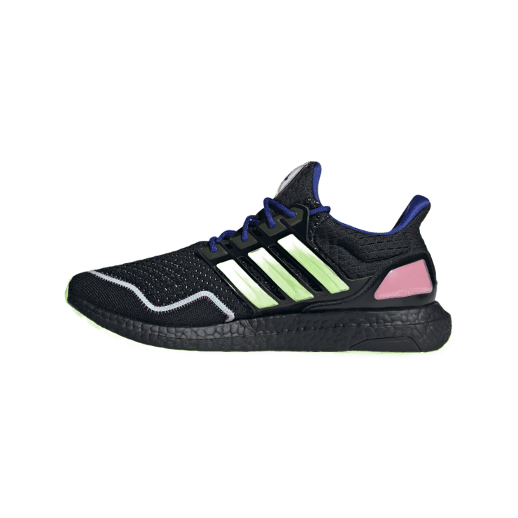 Ultra boost core black glow green new arrivals