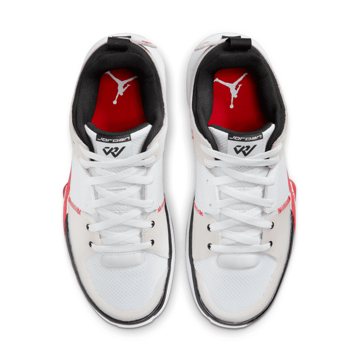 Jordan One Take 5 White Red Black Angle 1