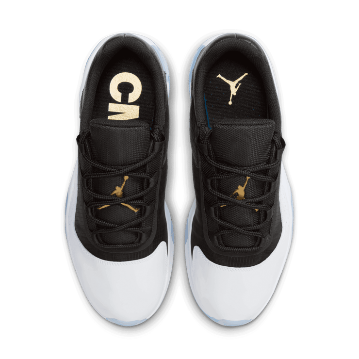 Air Jordan 11 CMFT Low 'Black White Gold' Angle 1