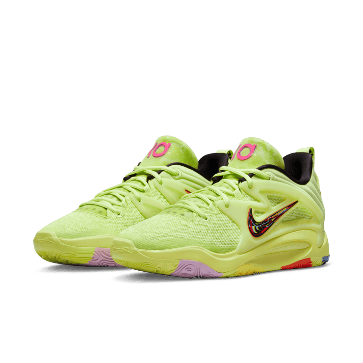Nike KD 15 Light Lemon Twist Angle 2