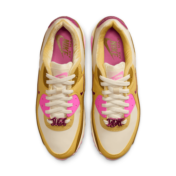 Nike Air Max 90 Just Do It Bronzine Pink Angle 2