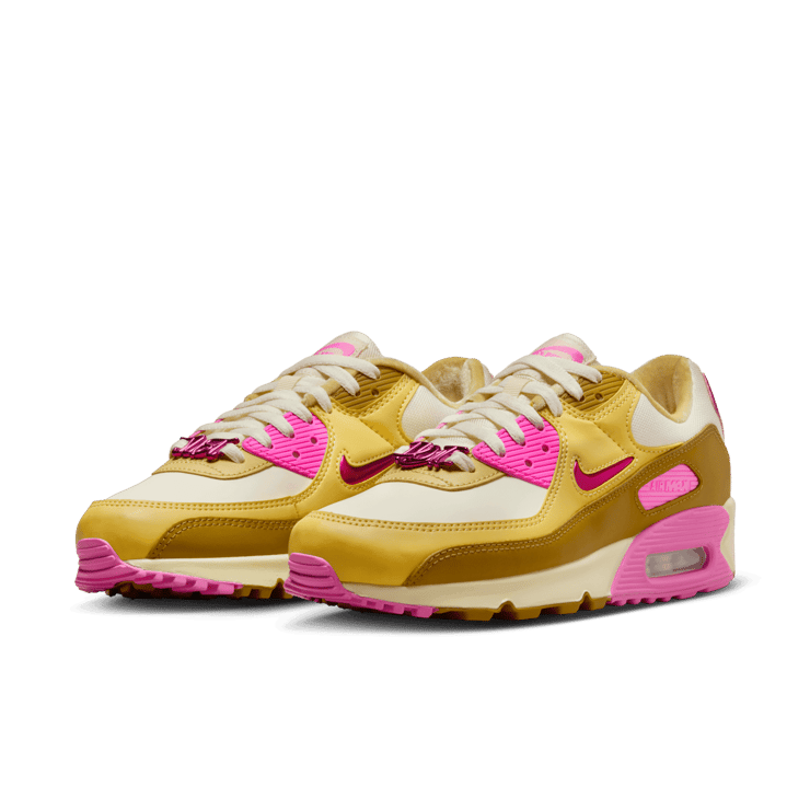 Nike Air Max 90 Just Do It Bronzine Pink Angle 3