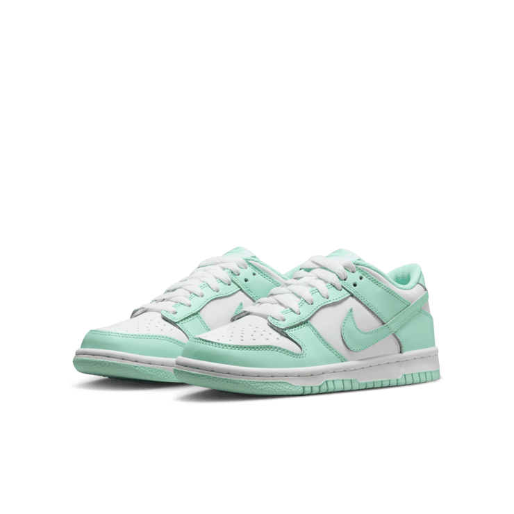 Nike Dunk Low White Mint Foam (GS) Angle 2