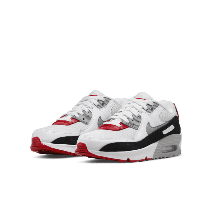 Nike Air Max 90 LTR Photon Dust Varsity Red (GS) Angle 2