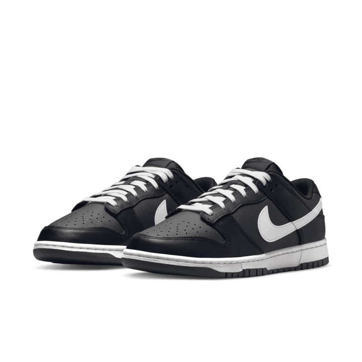 Nike Dunk Low Black White (2022) Angle 3