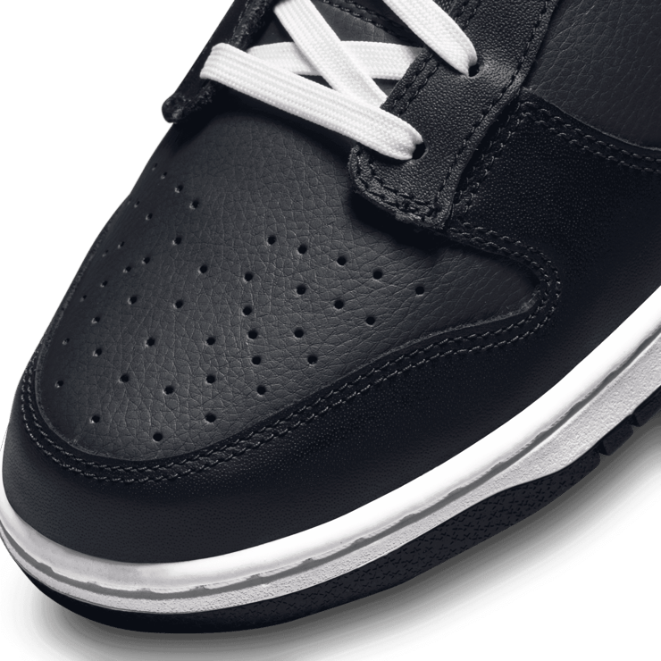 Nike Dunk Low Black White (2022) Angle 5