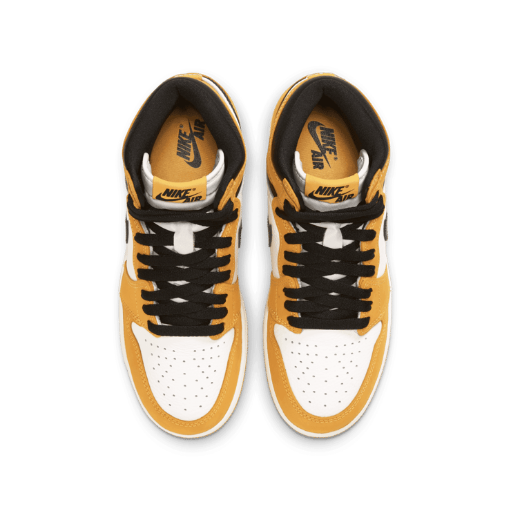 Air Jordan 1 Retro High OG Yellow Ochre (GS) Angle 1