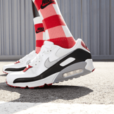 Nike Air Max 90 Photon Dust Varsity Red Angle 9