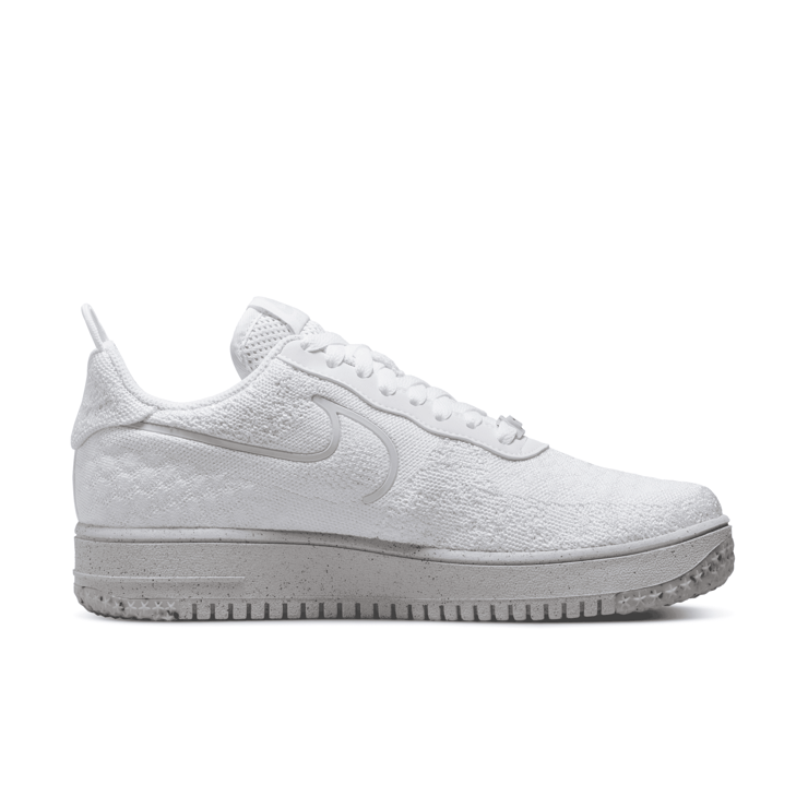 Nike Air Force 1 Crater Flyknit NN White Platinum Tint Angle 1