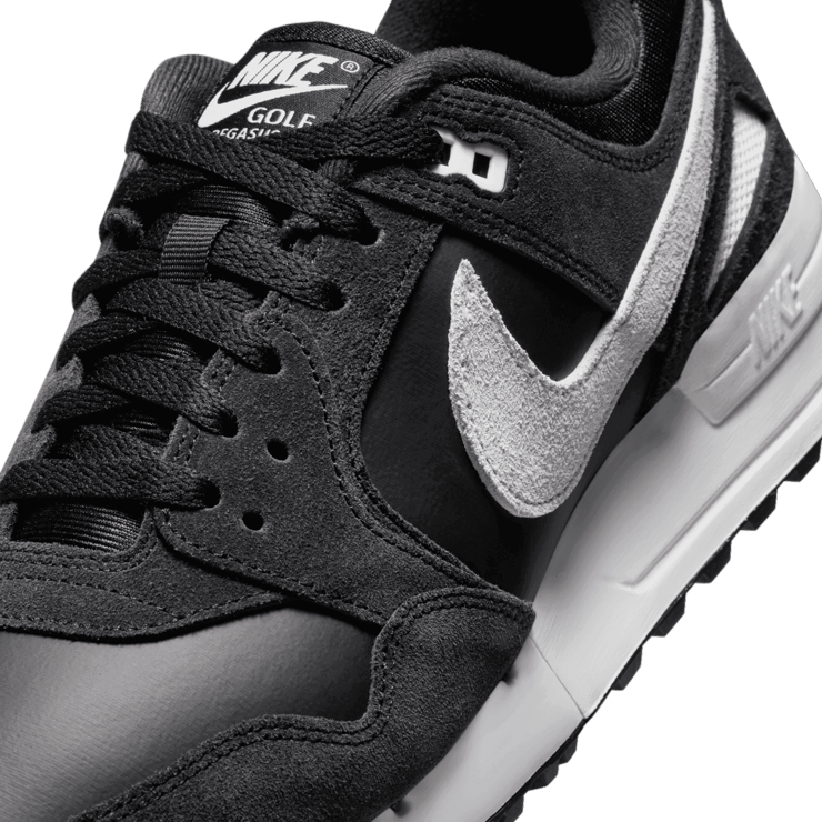 Nike Air Pegasus 89 Golf 'Black White' Angle 4