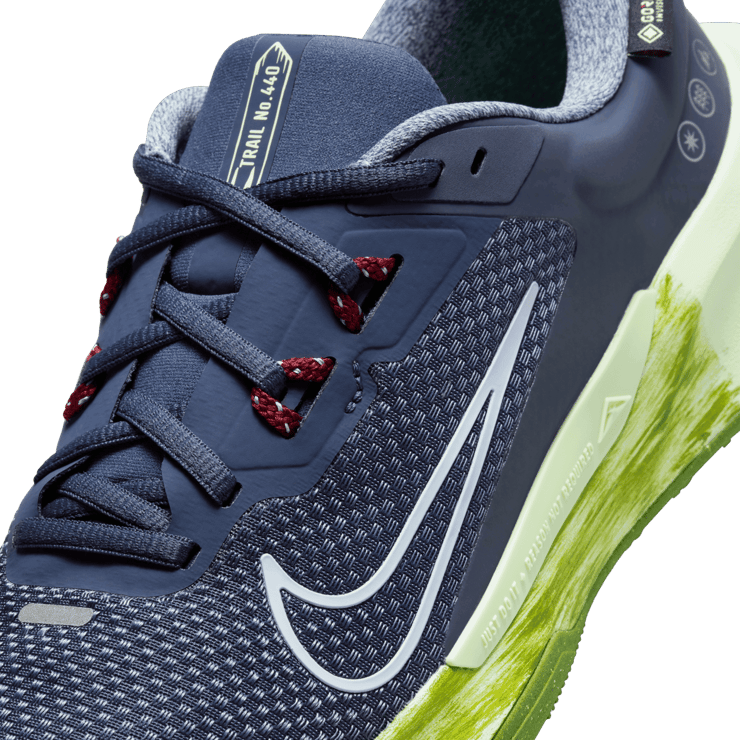 Nike Juniper Trail 2 GORE-TEX 'Thunder Blue Chlorophyll' (W) Angle 4