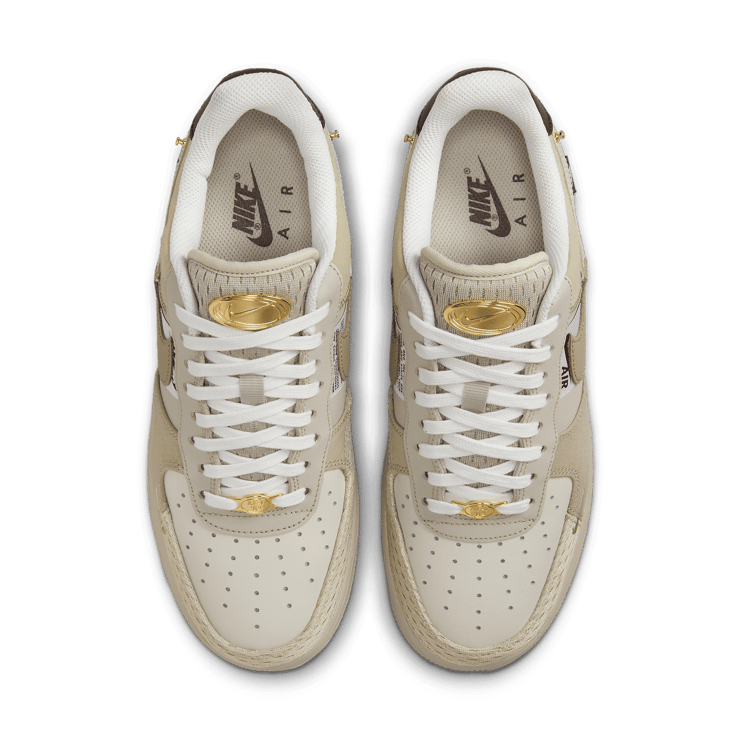 Nike Air Force 1 Low Tan Bling Angle 1