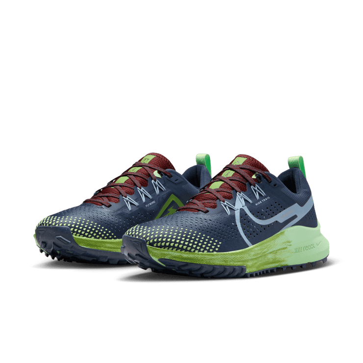 Nike React Pegasus Trail 4 'Thunder Blue Chlorophyll' (W) Angle 2