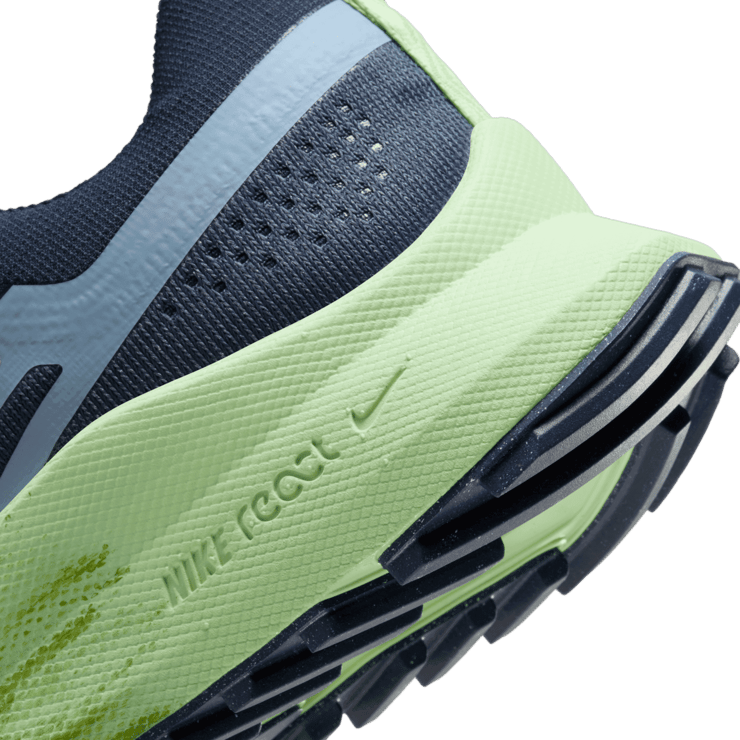 Nike React Pegasus Trail 4 'Thunder Blue Chlorophyll' (W) Angle 5