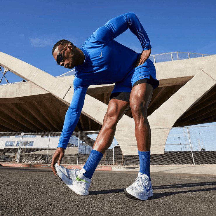 Nike ZoomX VaporFly Next% 3 'Football Grey Racer Blue' Angle 0