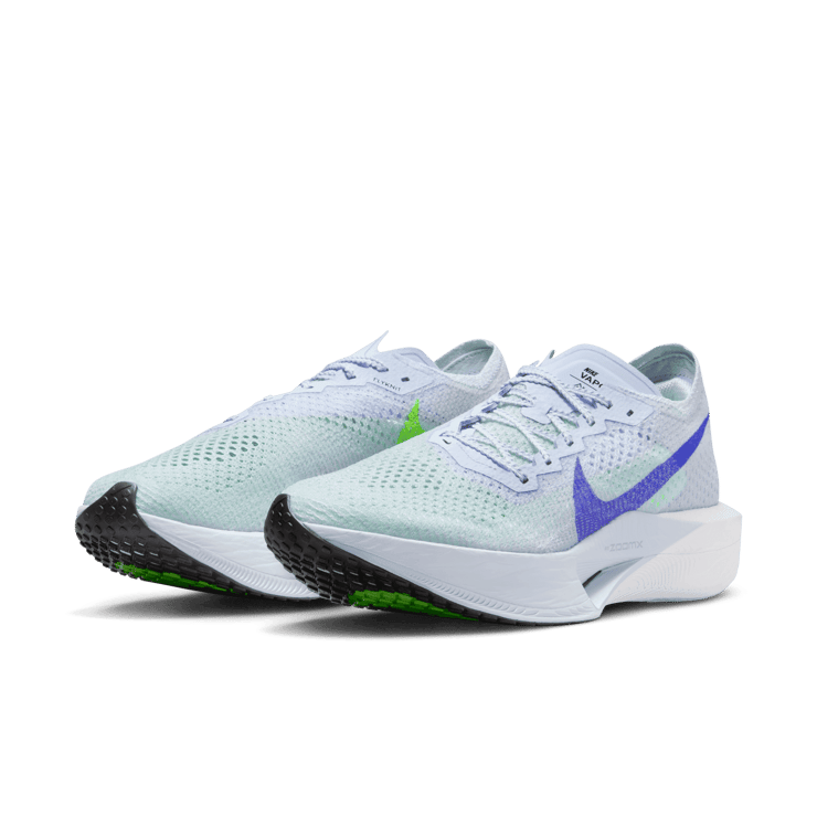 Nike ZoomX VaporFly Next% 3 'Football Grey Racer Blue' Angle 3