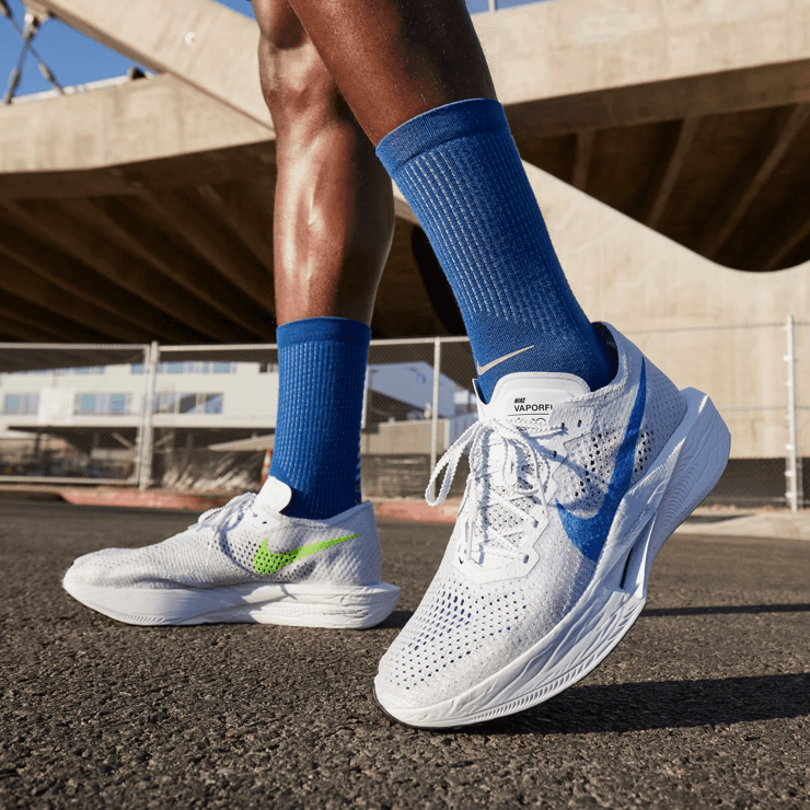 Nike ZoomX VaporFly Next% 3 'Football Grey Racer Blue' Angle 7