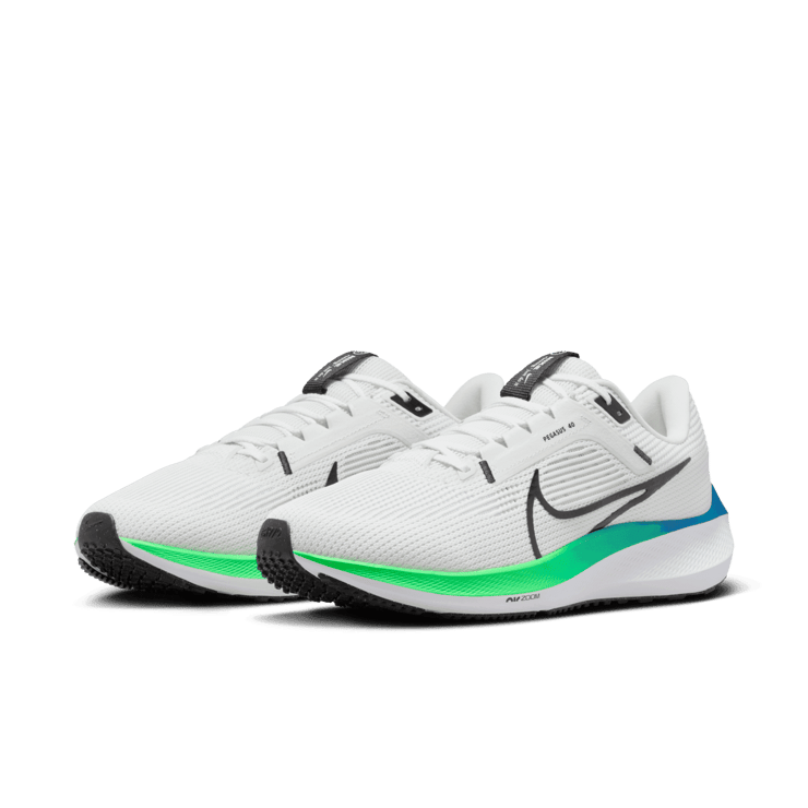 Nike Air Zoom Pegasus 40 'Platinum Tint Green Strike' Angle 2