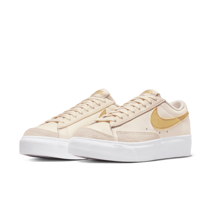 Nike Blazer Low Platform 'Pale Ivory Saturn Gold' (W) Angle 2