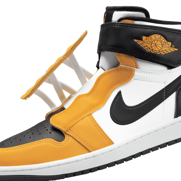 Air Jordan 1 High FlyEase 'Yellow Ochre' Angle 6