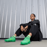 Nike Air VaporMax 2023 Flyknit 'Green Shock' (W) Angle 7