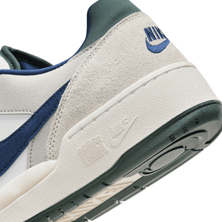 Nike Full Force Low 'White Navy Teal' Angle 5