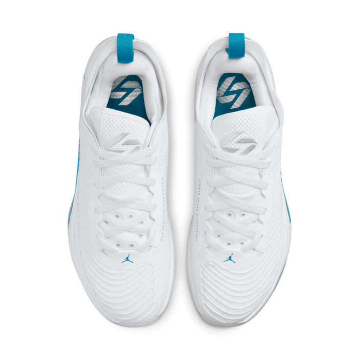 Jordan Luka 1 White Neo Turquoise Angle 1