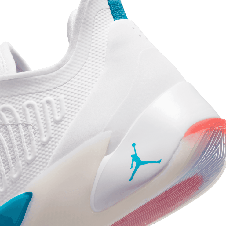 Jordan Luka 1 White Neo Turquoise Angle 5