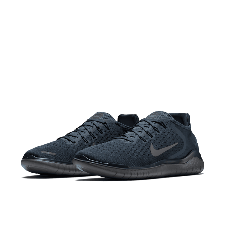 Nike Free RN 2018 'Thunder Blue Gunsmoke' Angle 2