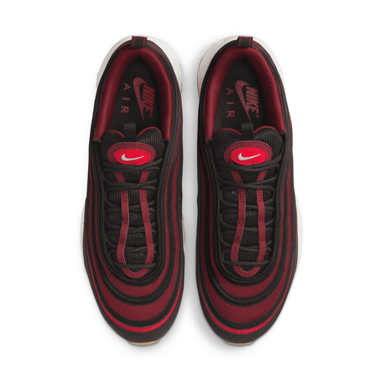 Nike Air Max 97 Black Team Scarlet Angle 1