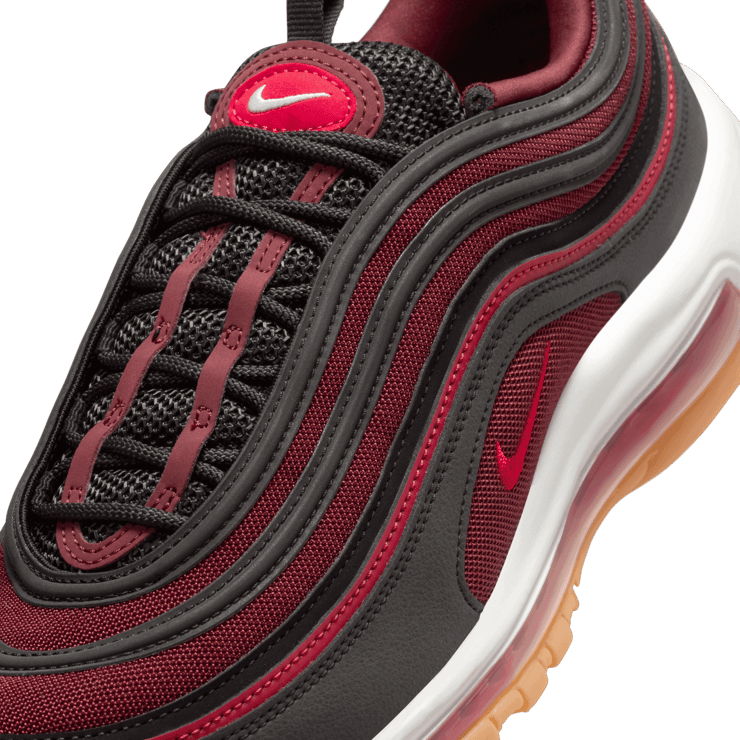 Nike Air Max 97 Black Team Scarlet Angle 4