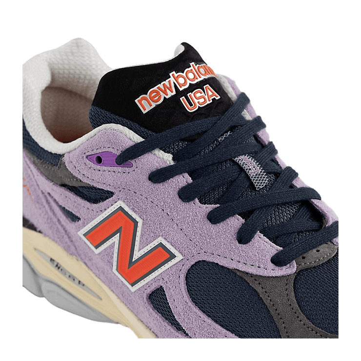 New Balance 990v3 Made in USA by Teddy Santis Raw Amethyst Angle 4