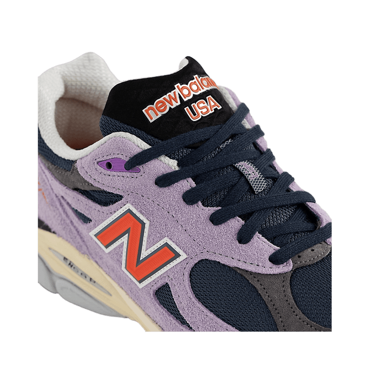 New Balance 990v3 Made in USA by Teddy Santis Raw Amethyst Angle 4