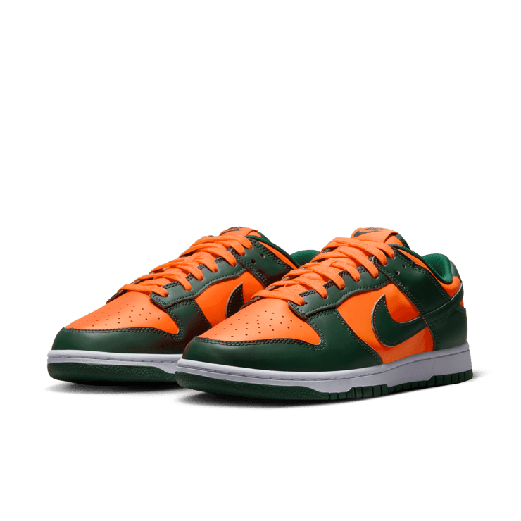 Nike Dunk Low Miami Hurricanes Angle 2
