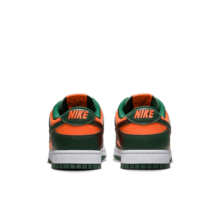 Nike Dunk Low Miami Hurricanes Angle 3