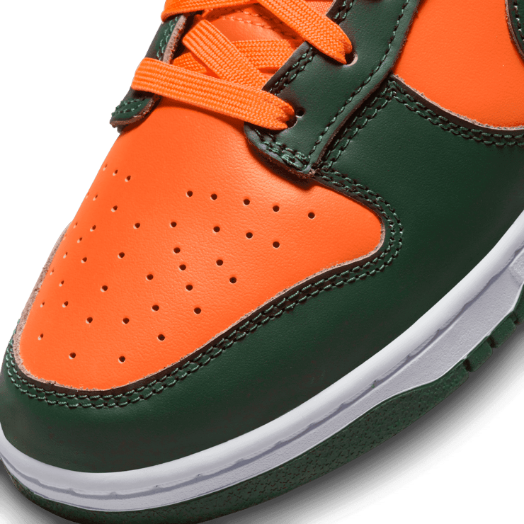 Nike Dunk Low Miami Hurricanes Angle 4