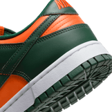 Nike Dunk Low Miami Hurricanes Angle 5