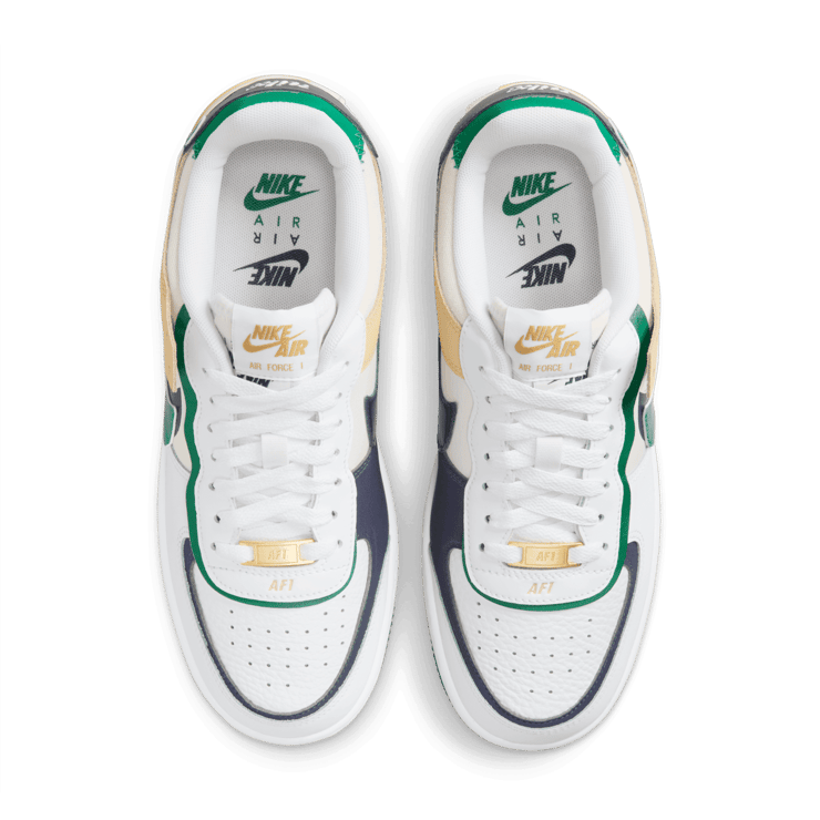 Nike Air Force 1 Shadow 'White Malachite Sesame' (W) Angle 2