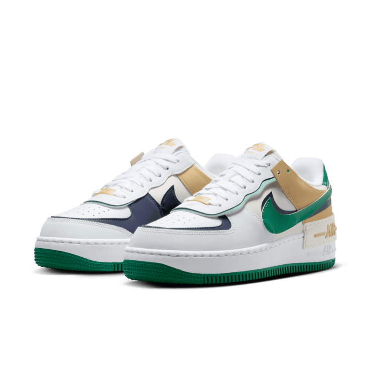 Nike Air Force 1 Shadow 'White Malachite Sesame' (W) Angle 3