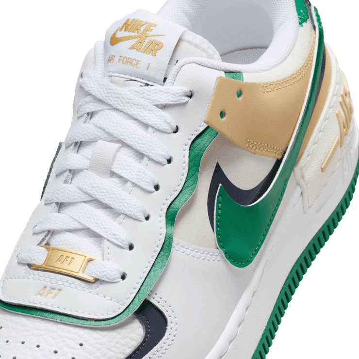 Nike Air Force 1 Shadow 'White Malachite Sesame' (W) Angle 5