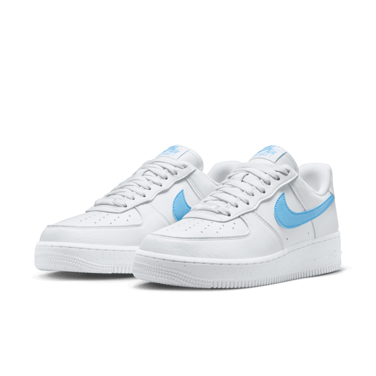 Nike Air Force 1 '07 Next Nature 'White University Blue' (W) Angle 3
